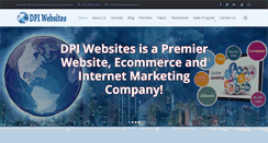 Desktop Screenshot of dpiwebsites.com